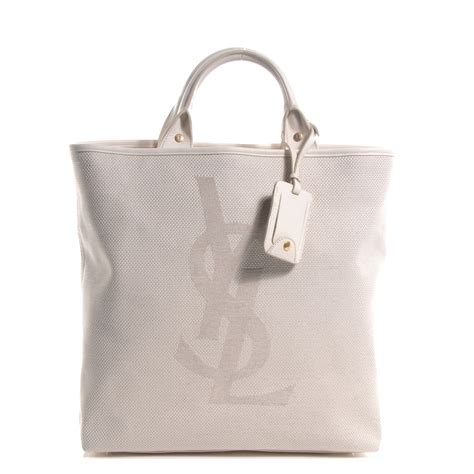 YSL canvas tote bag